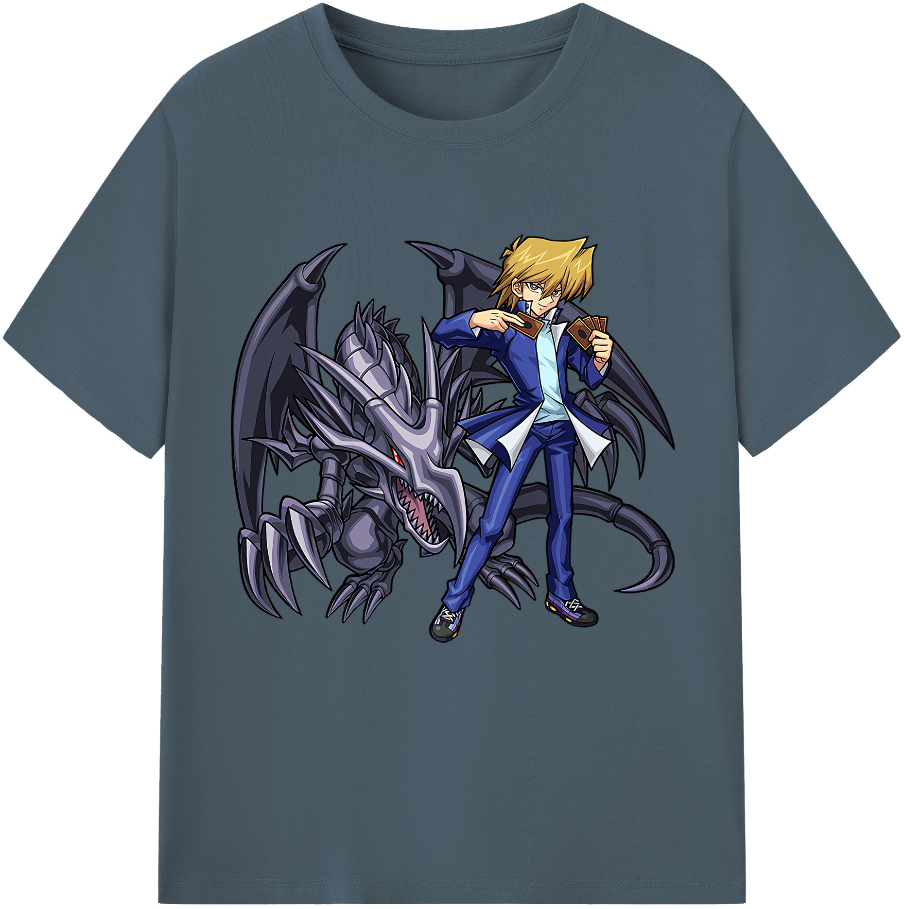 （画像用） 遊☆戯☆王 Yu-Gi-Oh! 綿100％半袖Tシャツ（フロントプリント）
